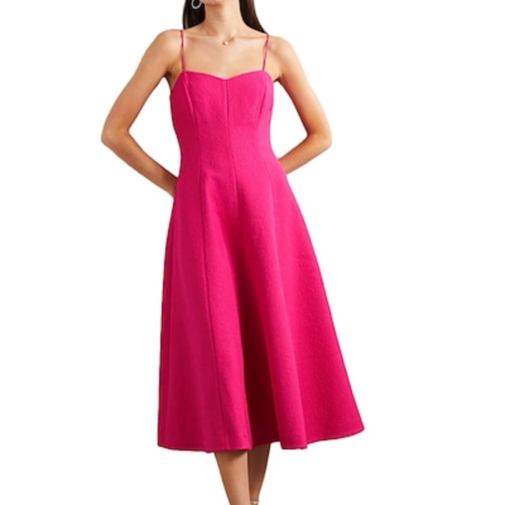 Rebecca Vallance Fuchsia Pink Midi Dress, Size 4